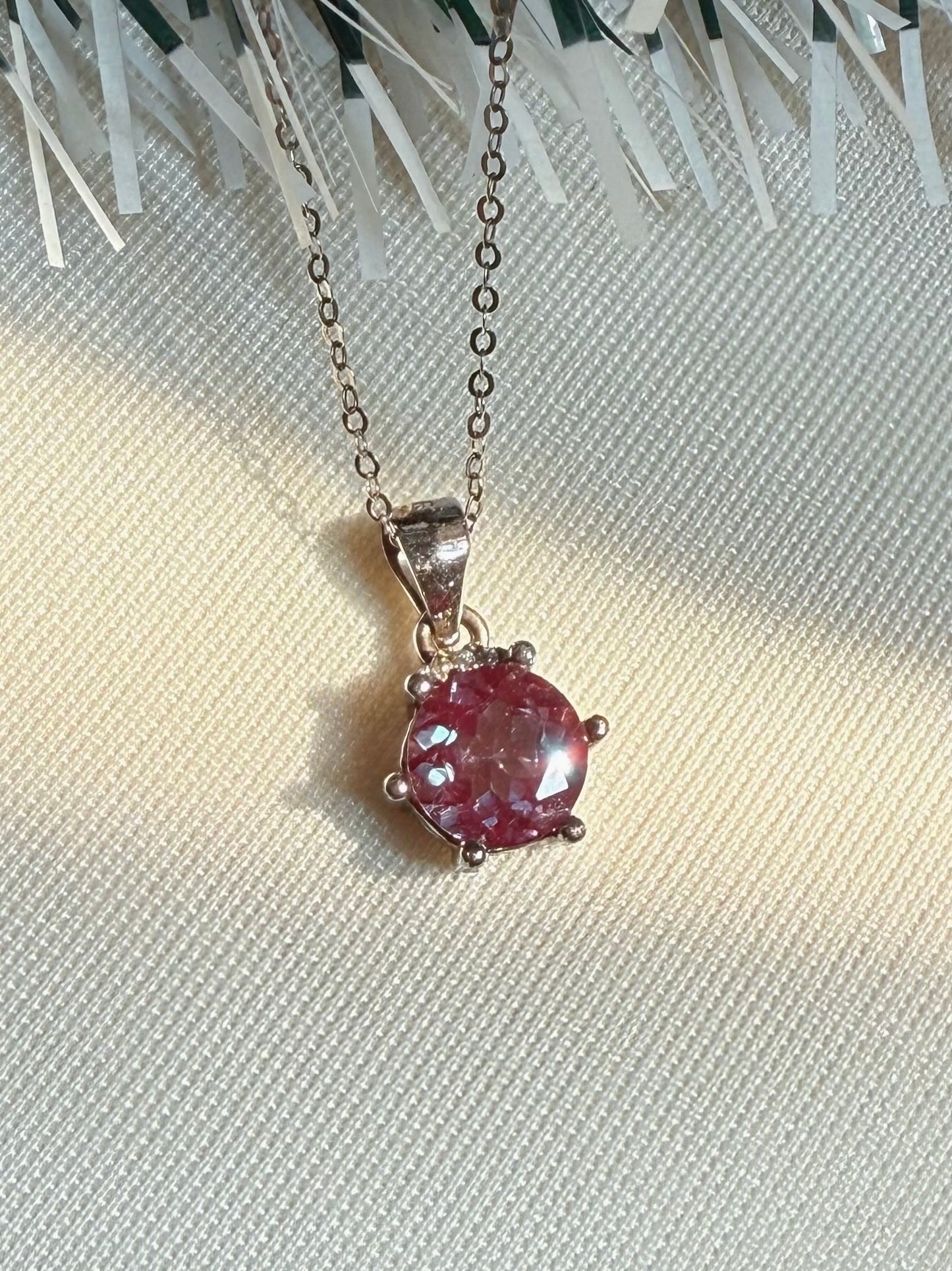8mm Alexandrite Necklace