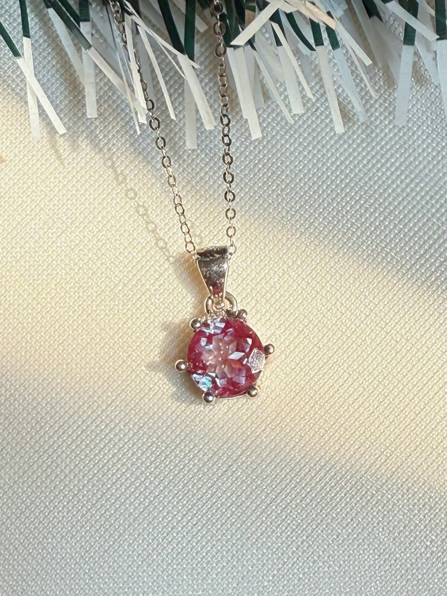 8mm Alexandrite Necklace