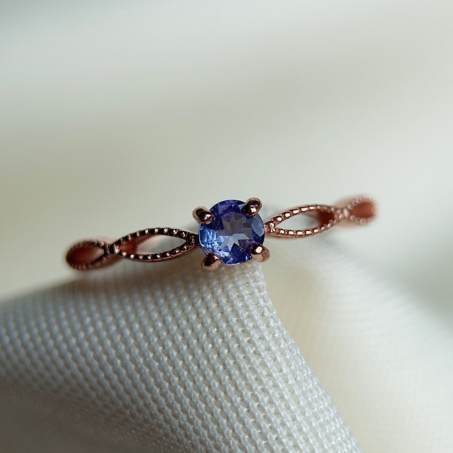 Tanzanite Dainty Ring