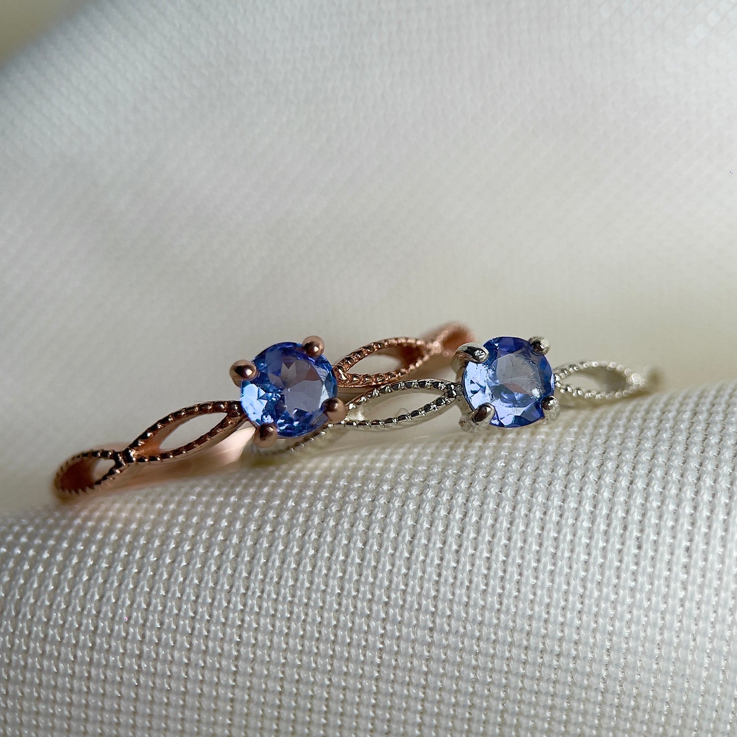 Tanzanite Dainty Ring