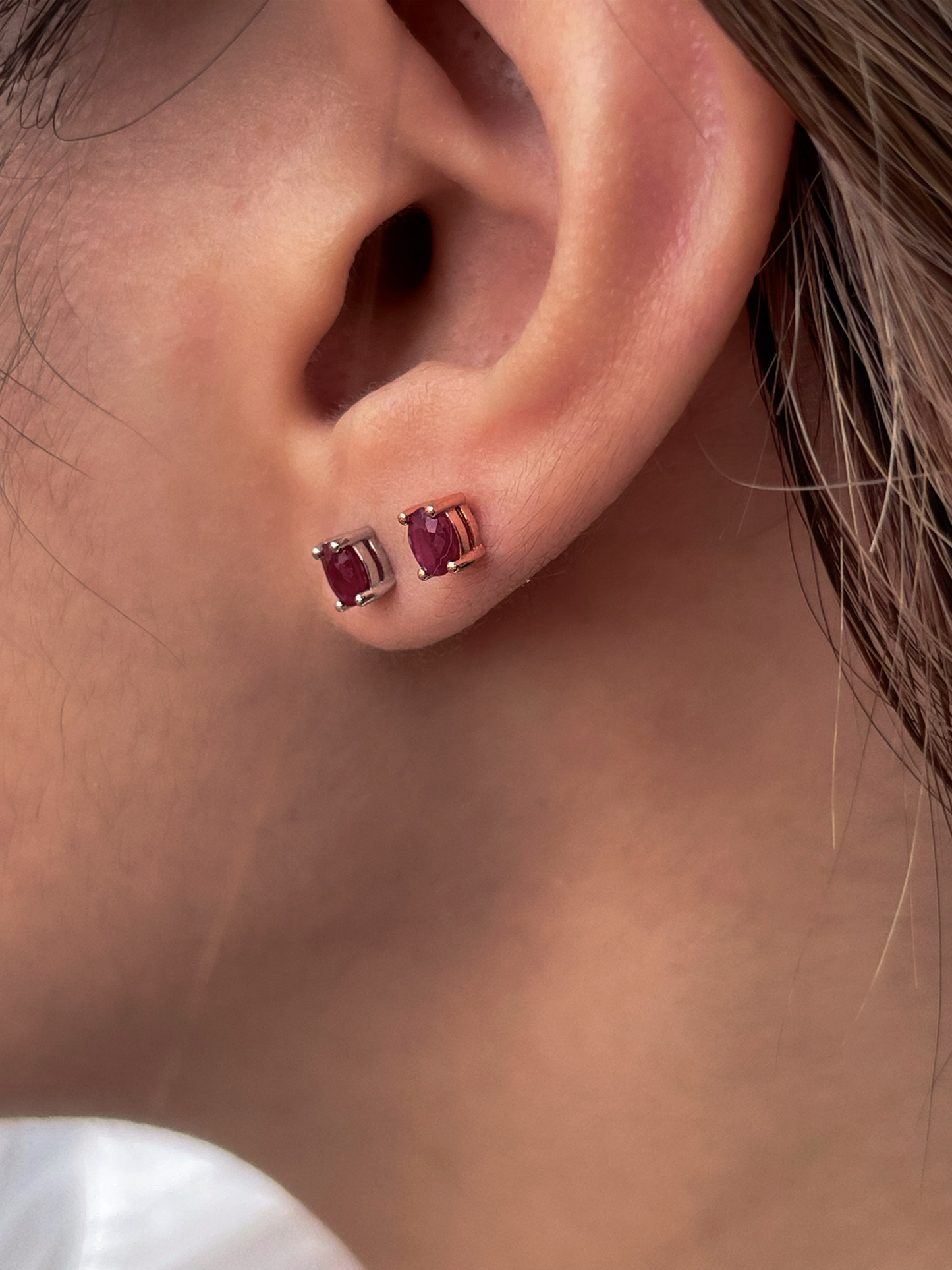 Ruby Mini Studs