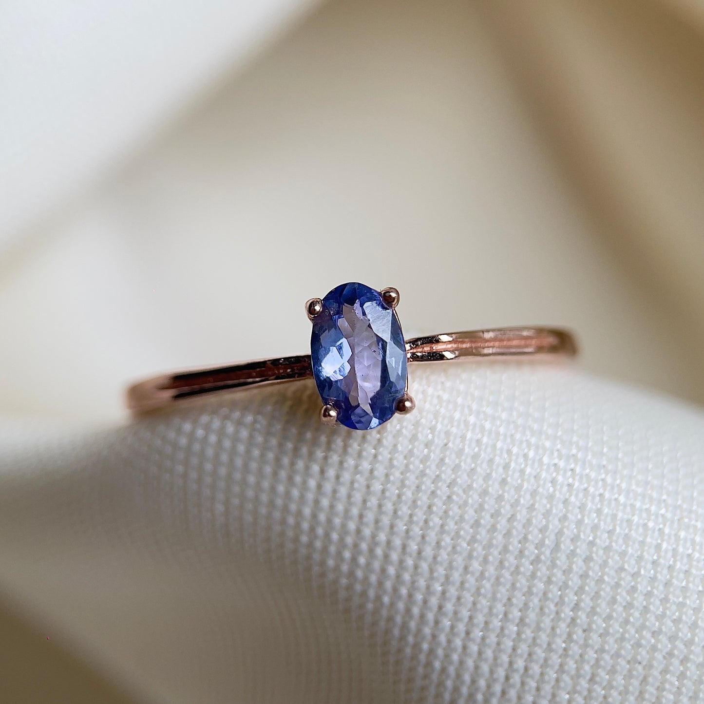 Tanzanite Oval Bow Ring