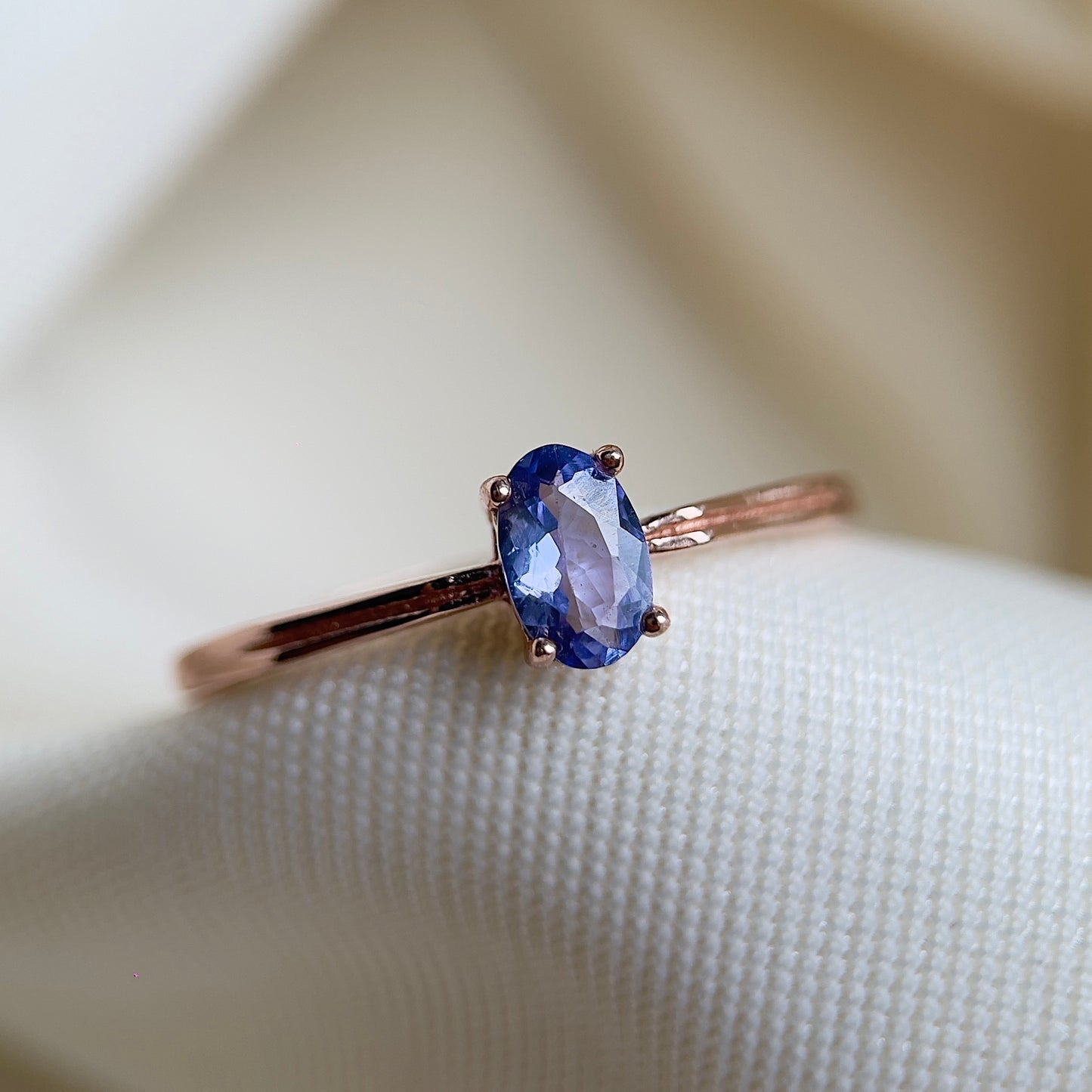Tanzanite Oval Bow Ring