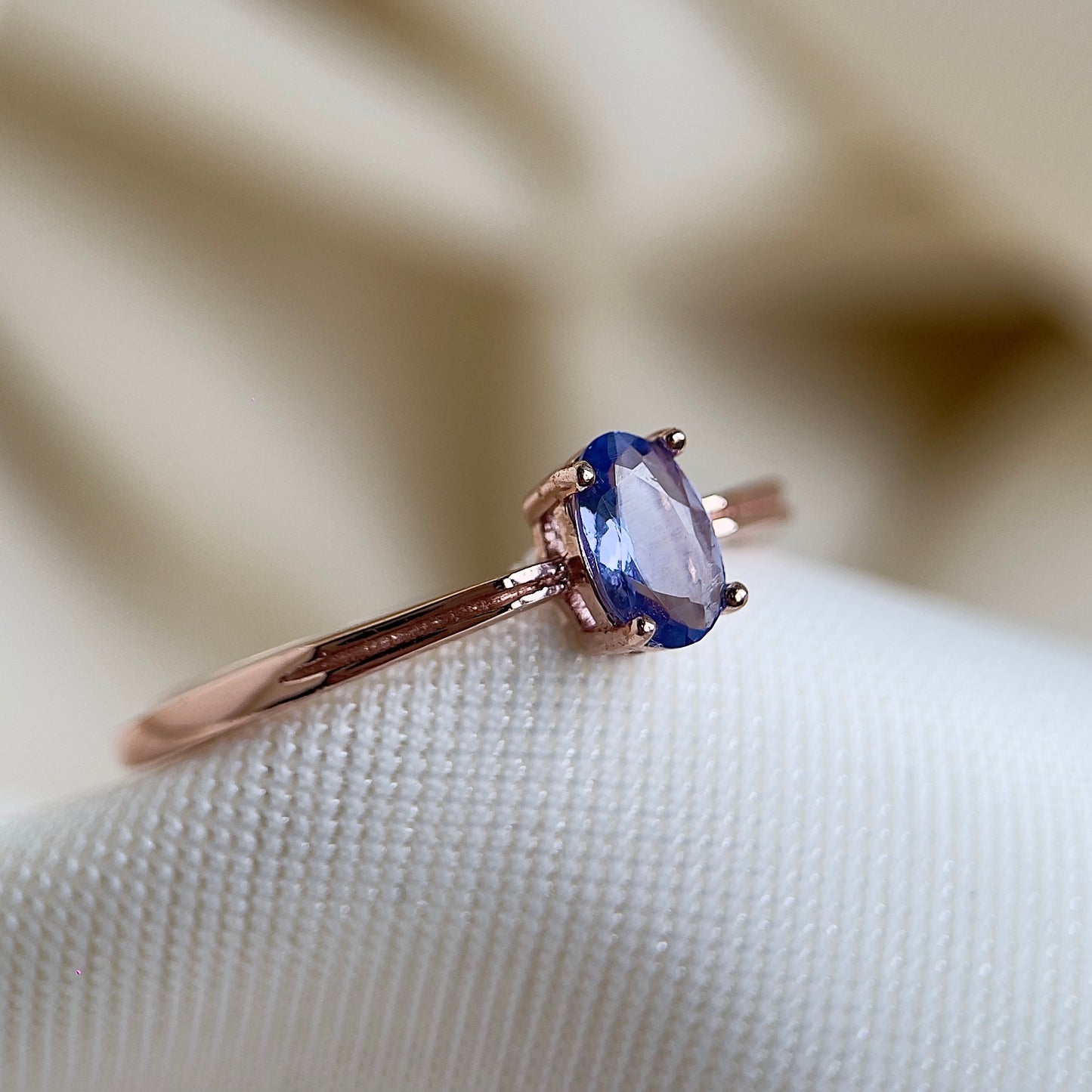 Tanzanite Oval Bow Ring