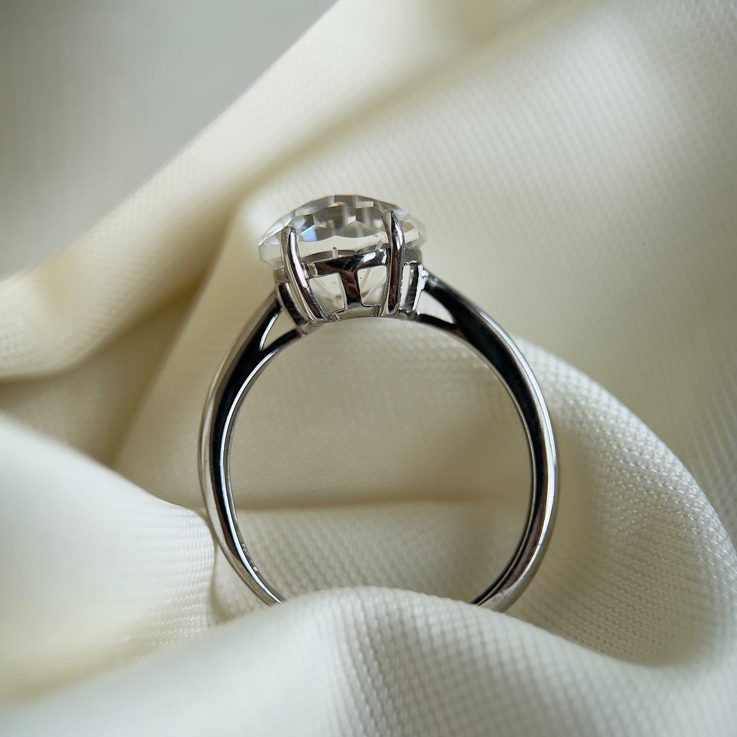 Firework Clear Quartz Ring