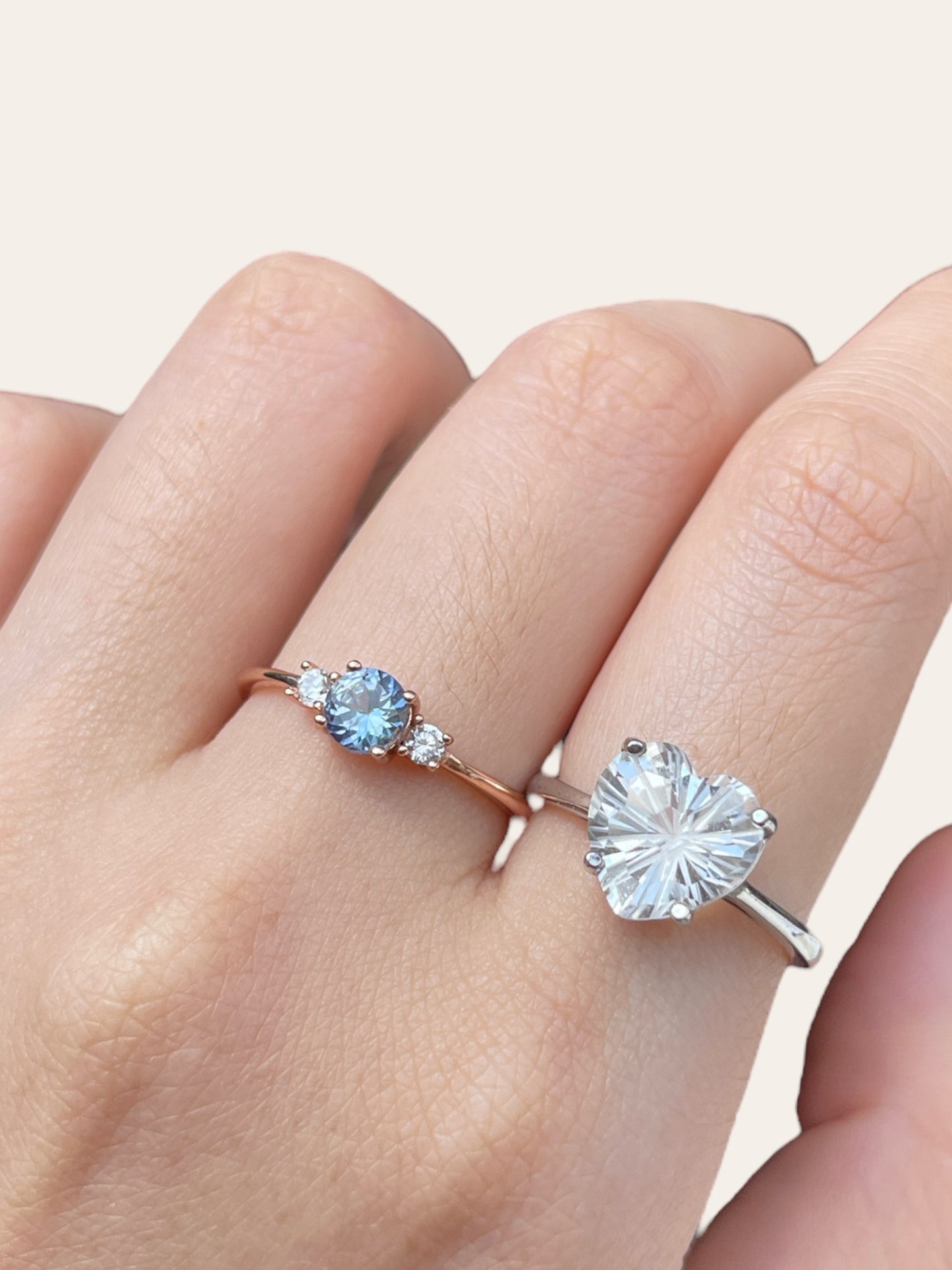 Peacock Tanzanite Ring