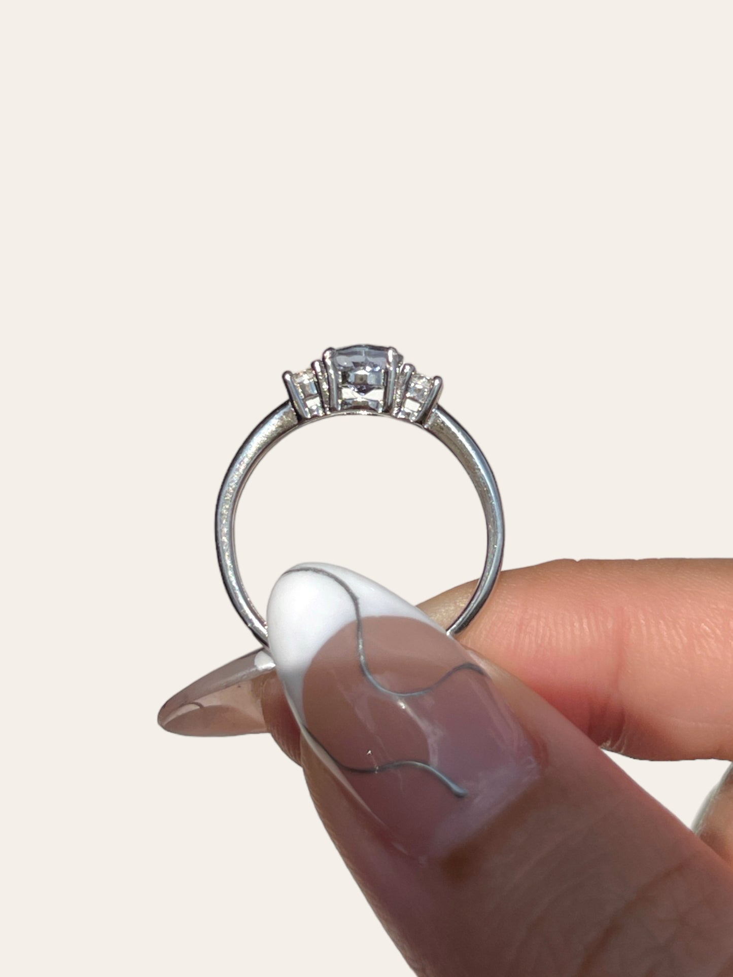 Peacock Tanzanite Ring
