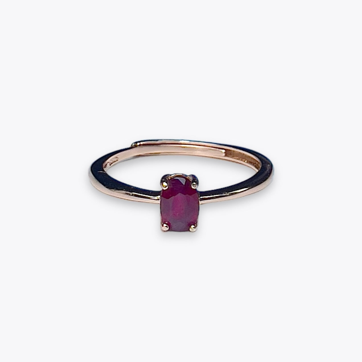 Ruby Oval Ring