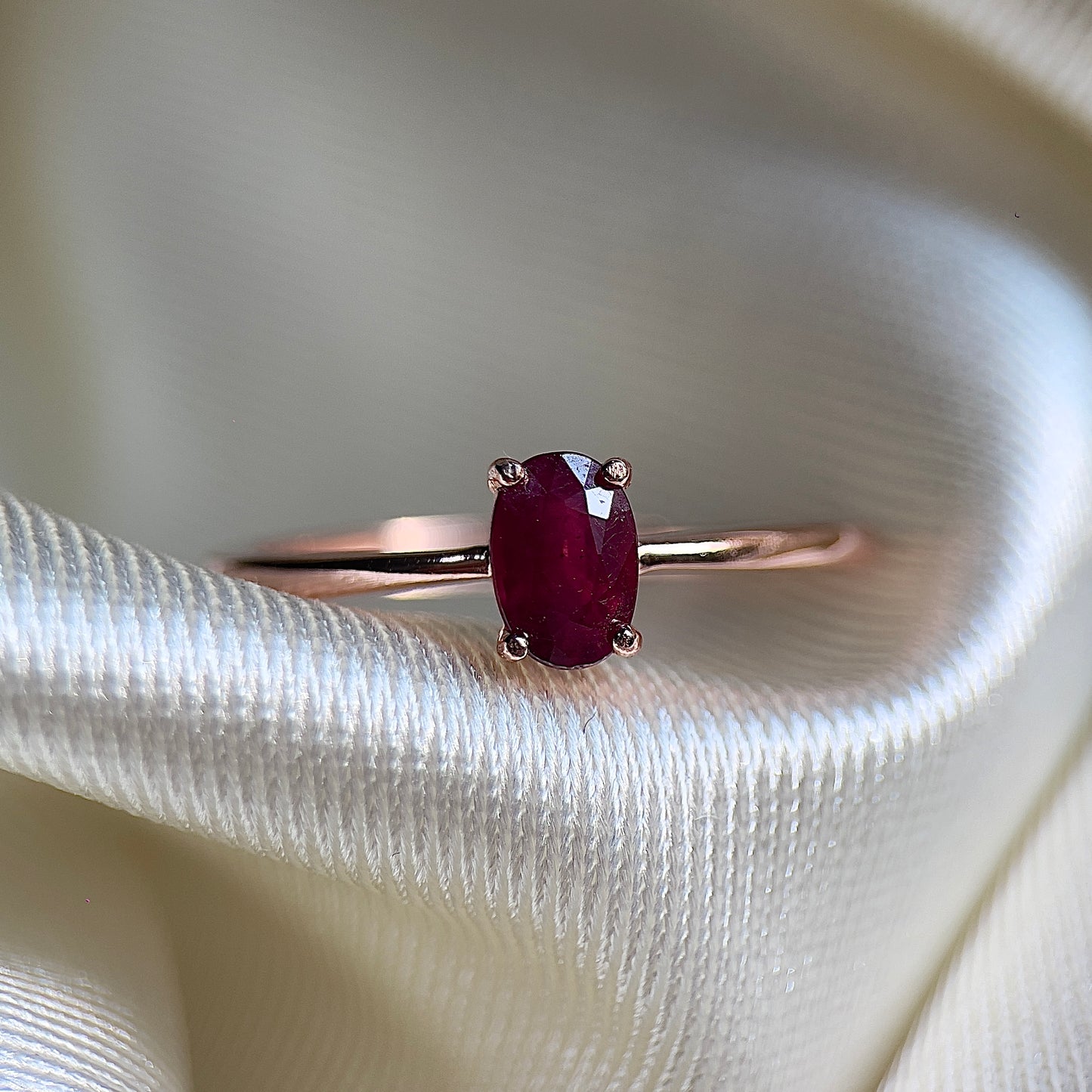 Ruby Oval Ring