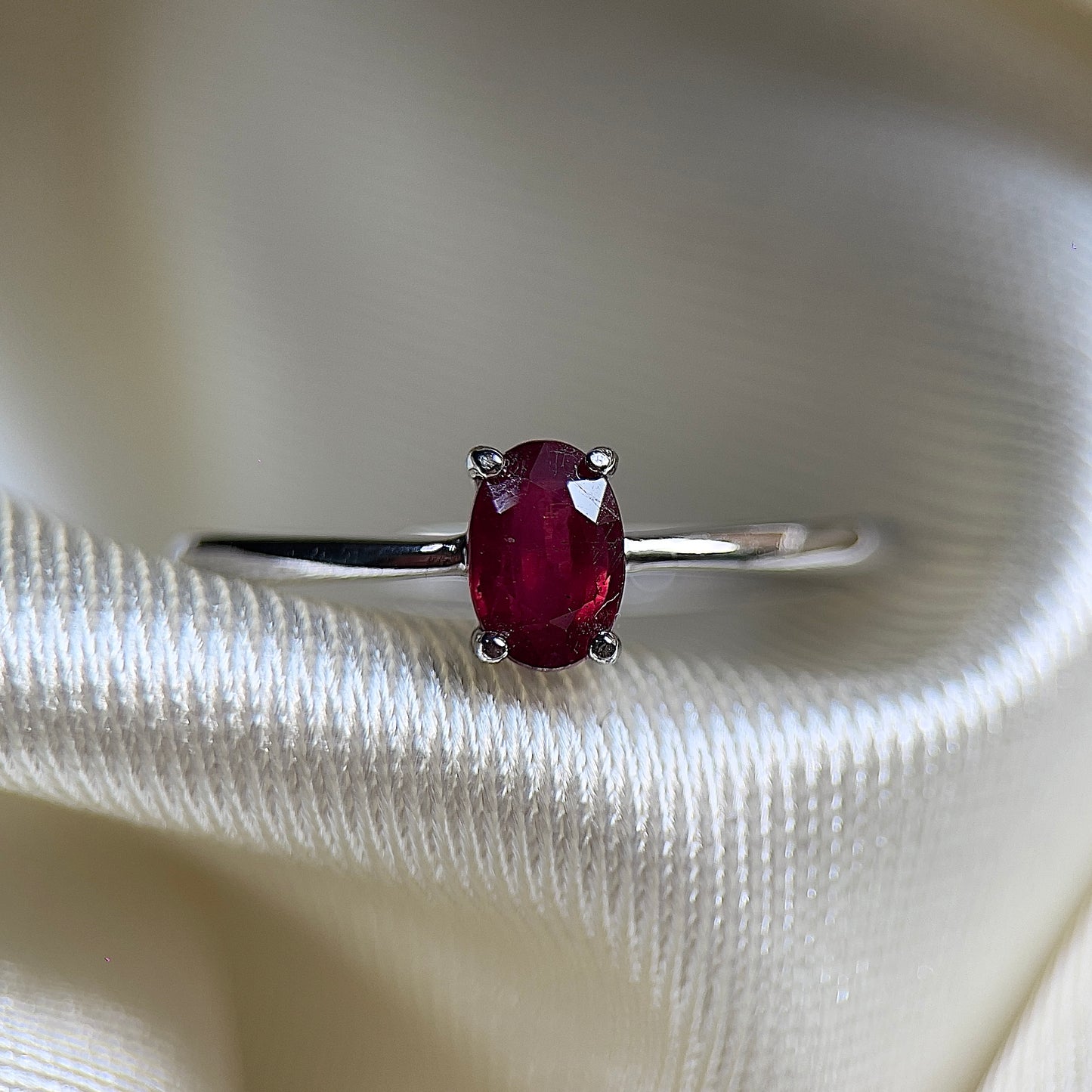 Ruby Oval Ring