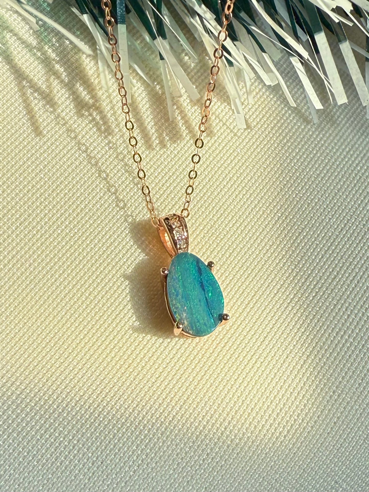 Australian Boulder Opal Necklace