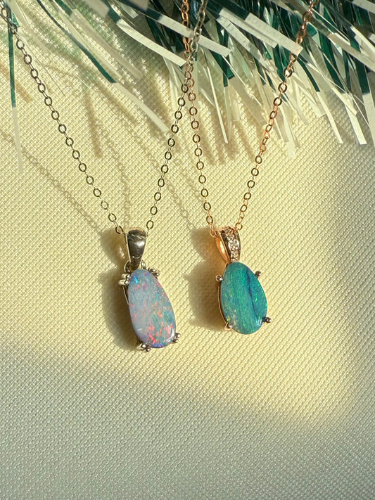 Australian Boulder Opal Necklace
