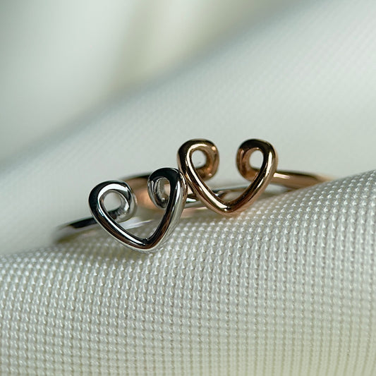 Wired Heart Ring