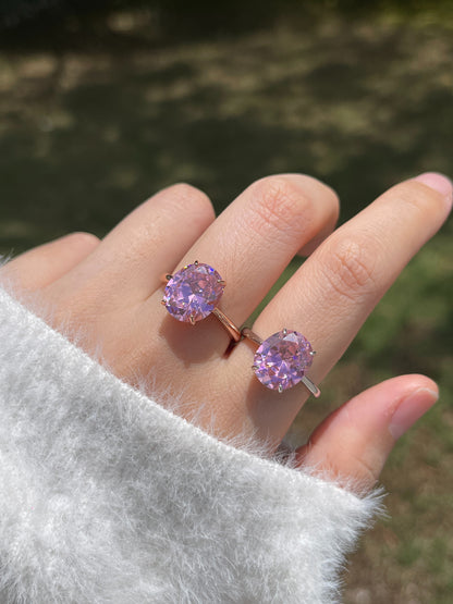 Statement Pink Zirconia Ring