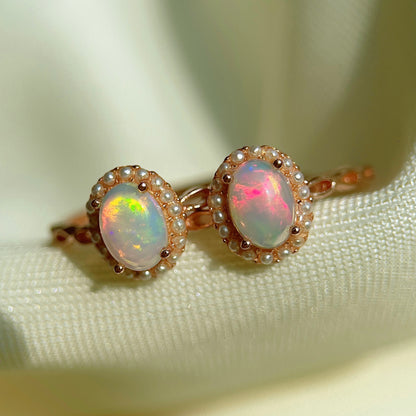 Opal Pearl Ring