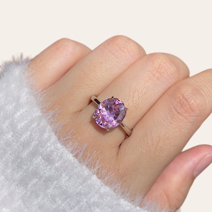 Statement Pink Zirconia Ring