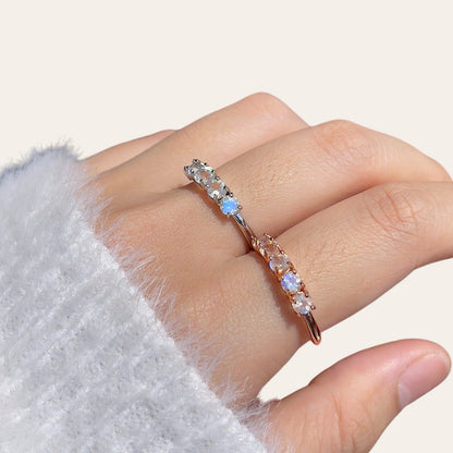 Moonstone Eternity Ring