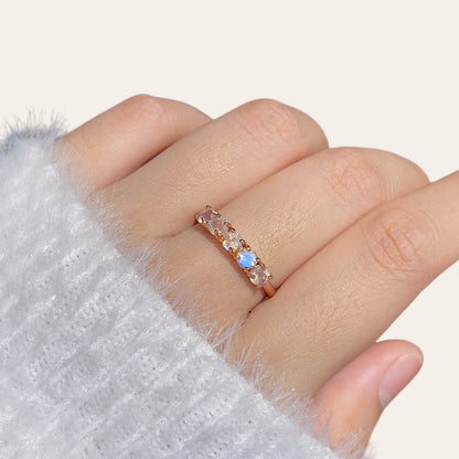 Moonstone Eternity Ring