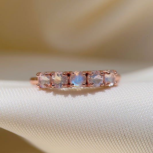 Moonstone Eternity Ring