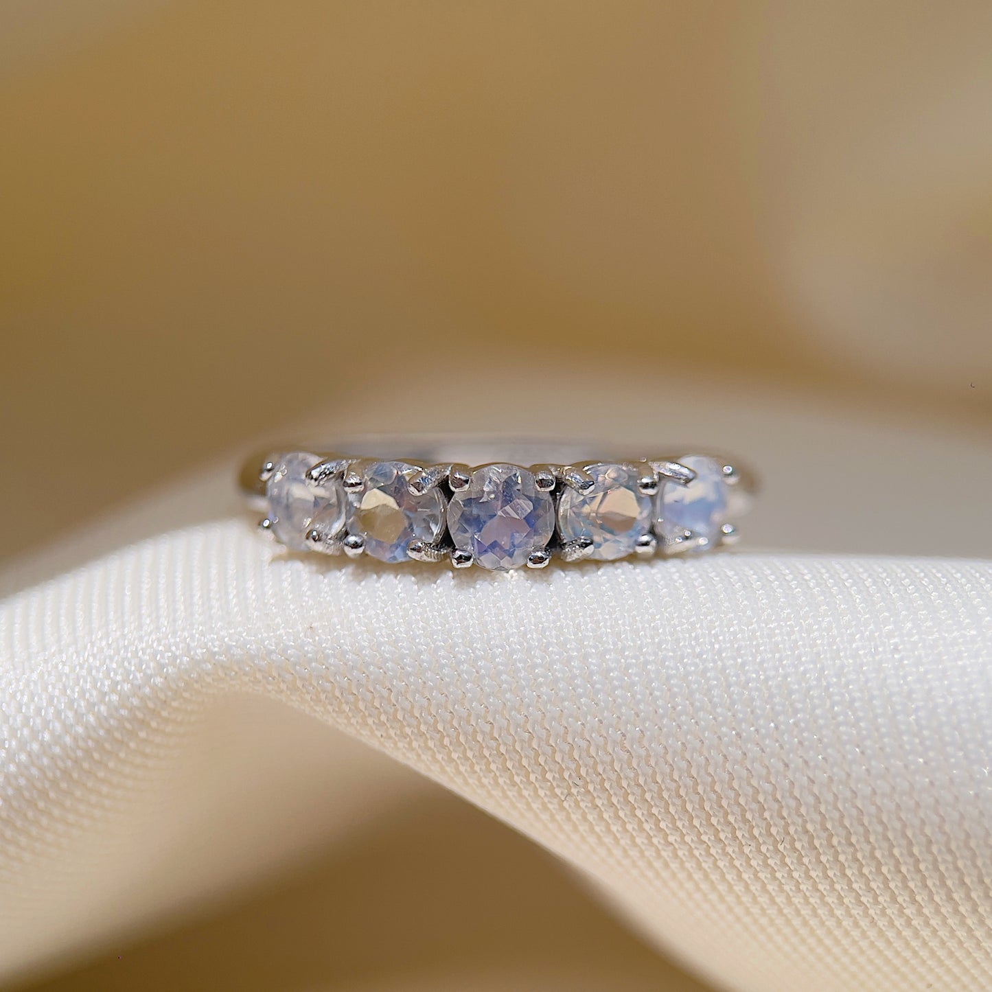 Moonstone Eternity Ring