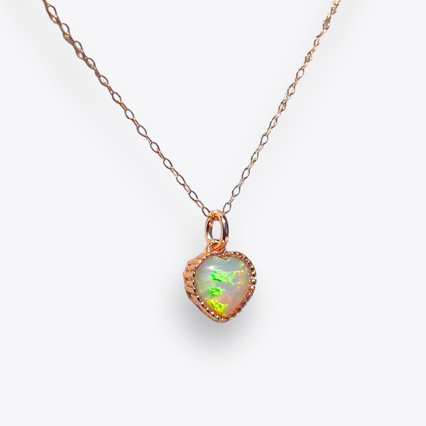 Opal Dainty Necklace (6mm)