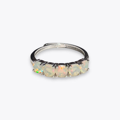 Opal Eternity Ring